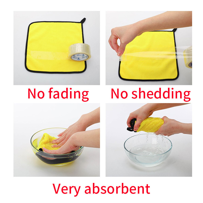 30x30/40/60CM Prosop din microfibră pentru spălătorie auto Curăţarea maşinii Pânză de uscare pentru borduri Pânză de îngrijire a maşinii Detaliere pentru spălătorie auto Prosop Curăţare auto