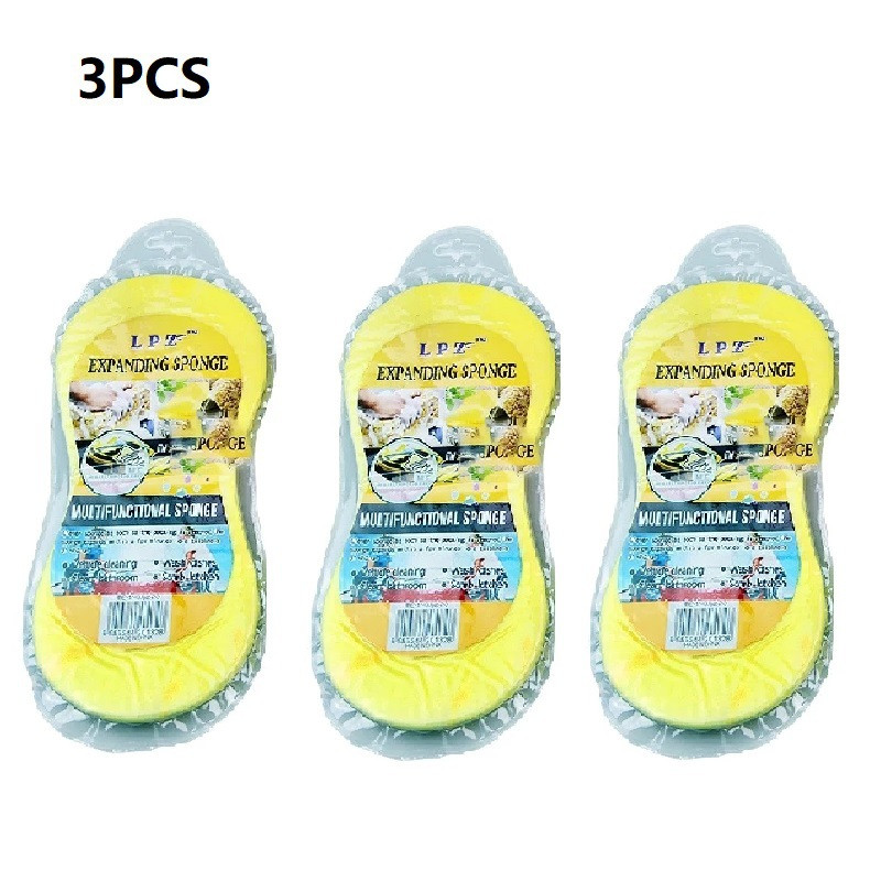 3 bucăți 23 * 11 * 4,5 mașini mari de înaltă densitate burete de curățare pentru epilare cu ceară, utilizare multifuncțională