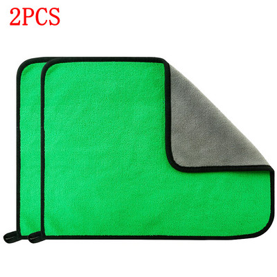 2 TK Kvaliteetne mikrofiibrist korallifliisist autopesurätik Autode detailid Hooldus Puhastus Kuivatuslapp Autotarvikud 30x30/40/60CM