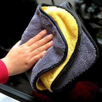 Πετσέτα πλυσίματος αυτοκινήτου Microfiber Auto Wash Πετσέτα Καθαρισμός αυτοκινήτου Στεγνό ύφασμα Hemming Care Care Πανί με λεπτομέρειες Πετσέτα πλυσίματος αυτοκινήτου 30x30