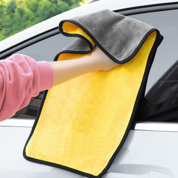 Πετσέτα πλυσίματος αυτοκινήτου Microfiber Auto Wash Πετσέτα Καθαρισμός αυτοκινήτου Στεγνό ύφασμα Hemming Care Care Πανί με λεπτομέρειες Πετσέτα πλυσίματος αυτοκινήτου 30x30