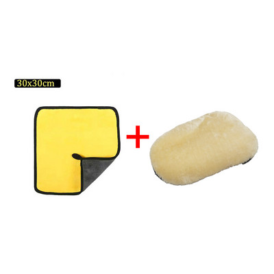 1 τμχ Μάλλινα μαλακά γάντια πλυσίματος αυτοκινήτου Βούρτσα καθαρισμού αυτοκινήτου Φροντίδα πλυντηρίου μοτοσικλετών Καθαρισμός αυτοκινήτου Πανί Πετσέτα Περιποίηση αυτοκινήτου