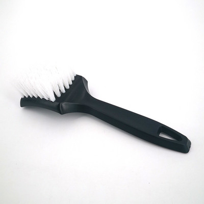 Perie pentru jante pentru anvelope auto Perie pentru curățare butuc roți Detaliere roți auto Accesorii pentru curățare Anvelope alb negru Instrument de spălare automată