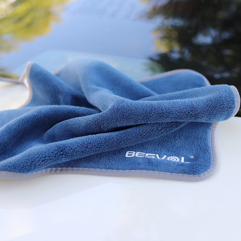 800GSM микрофибърна кърпа от коралово руно Аксесоари за автомивка Супер абсорбираща кърпа за почистване на автомобили Детайли за грижа за автомобила Кърпи за сушене