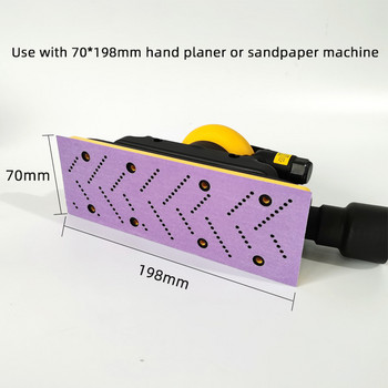 70×9,9m 3M Purple Clean Sanding Roll Sheet 70198 Flocking Rectangular Hand Planing Sandpaper Putty Polishing