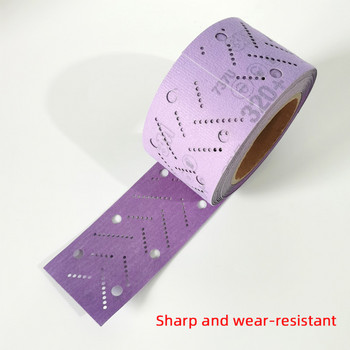 70×9,9m 3M Purple Clean Sanding Roll Sheet 70198 Flocking Rectangular Hand Planing Sandpaper Putty Polishing