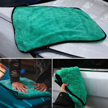 DetailingKing 1300GSM микрофибърна кърпа за сушене Професионални супер меки кърпи за почистване на автомобили за почистване на автомобила