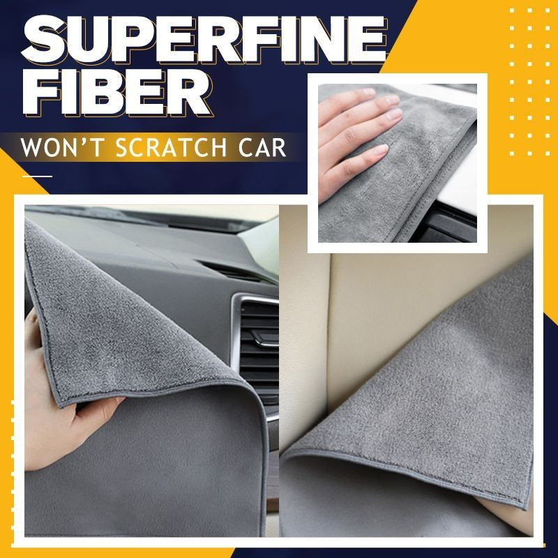 500 GSM Super Absorbție pentru spălătorie auto prosop din microfibră cu două fețe, de înaltă densitate, catifea de coral, pentru epilarea cu ceară pentru mașini, ștergerea auto pentru curățare prosop de spălat