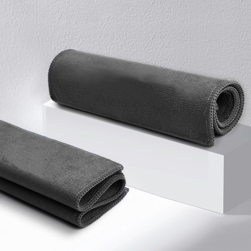 500 GSM Super Absorbție pentru spălătorie auto prosop din microfibră cu două fețe, de înaltă densitate, catifea de coral, pentru epilarea cu ceară pentru mașini, ștergerea auto pentru curățare prosop de spălat