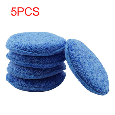 5/6/8/10 buc Burete de ceară pentru mașină pentru curățarea mașinii Accesorii pentru vehicule Aplicator de spumă Îndepărtare praf Detaliu tampon de lustruire pentru îngrijire auto