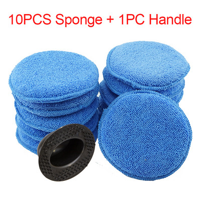 5/6/8/10 buc Burete de ceară pentru mașină pentru curățarea mașinii Accesorii pentru vehicule Aplicator de spumă Îndepărtare praf Detaliu tampon de lustruire pentru îngrijire auto
