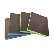 50 buc Sia Burete Bloc de nisip Dublu față Burete Hârtie șmirghel Metal Îndepărtare Rugina Model Mobilier Vopsea Mașină Finisaj Lustruire