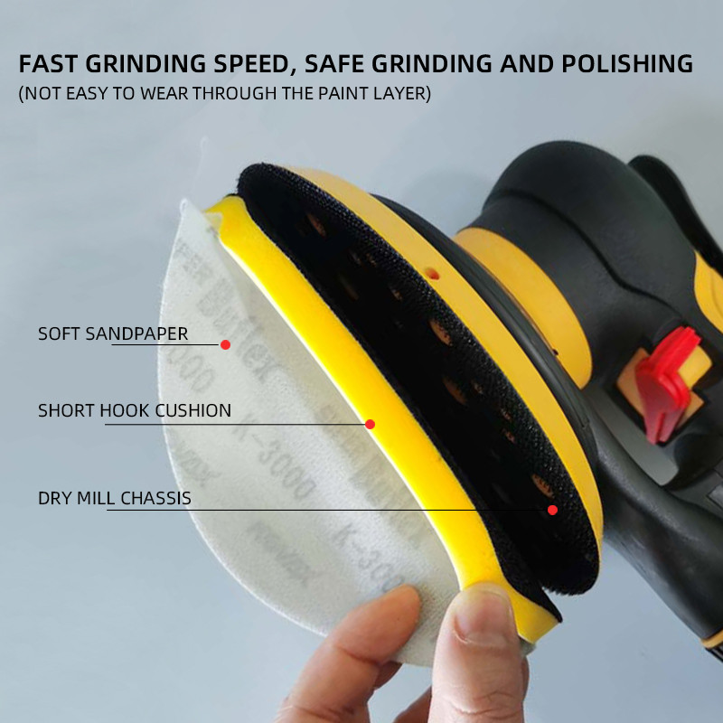 25 buc. Hârtie abrazivă Japonia Kovax 6 inch Hârtie abrazivă pentru automobile, 1000, 2000 și 3000, șlefuirea corpului discului abraziv pentru mașină, 150 mm