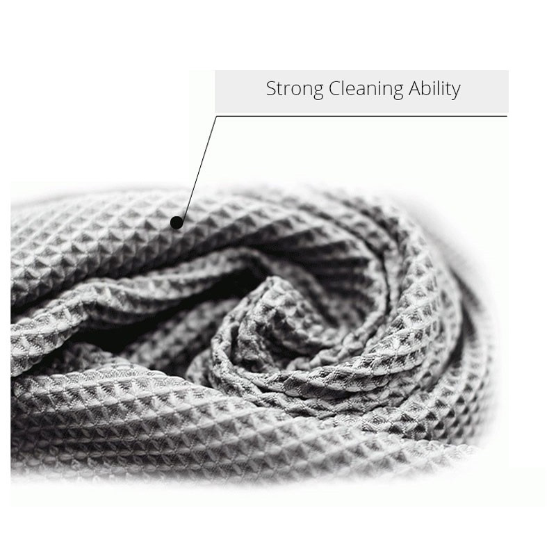 2 buc prosop de spălat mașină curățarea sticlei uscare cu apă microfibră ștergerea geamurilor curățenie automată țesătură de vafe pentru baie de bucătărie 40*40cm