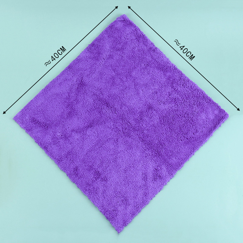 40X40CM Πετσέτα αυτοκινήτου Premium Microfiber Λεπτομέρειες αυτοκινήτου Super απορροφητική πετσέτα Εξαιρετικά μαλακή πετσέτα στεγνώματος πλυσίματος αυτοκινήτου χωρίς άκρες