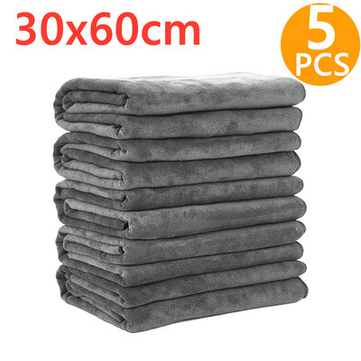 3/5/10 τμχ Extra Soft Car Wash Microfiber Πετσέτα Καθαρισμός αυτοκινήτου Στεγνόπανο Care Care Πανί με λεπτομέρειες Αξεσουάρ πετσετών πλυσίματος αυτοκινήτου