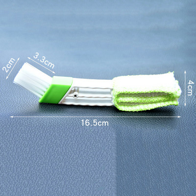 Autopuhastustööriistad Kliimaseade Õhu väljalaskeava puhastamine Tolmueemaldus Pehme hari Multifunktsionaalne Auto salongipuhastustööriist 1tk
