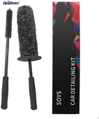 Tipptasemel mikrokiust Premium veljehari libisemiskindla käepidemega Kergesti puhastatavad veljed, kodarad ratta silinder ja pidurisadula autokiudhari