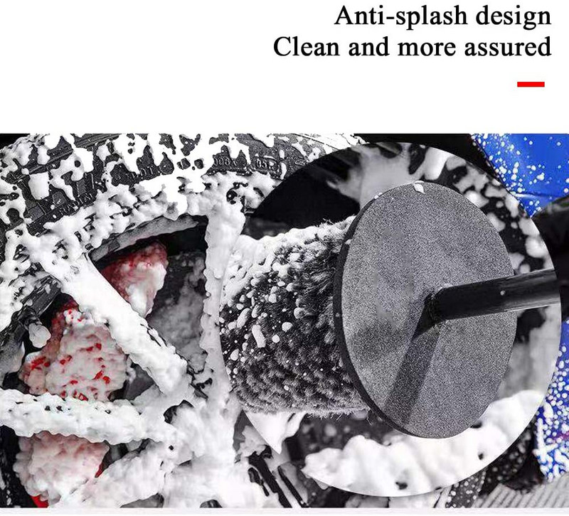 Tipptasemel mikrokiust Premium veljehari libisemiskindla käepidemega Kergesti puhastatavad veljed, kodarad ratta silinder ja pidurisadula autokiudhari