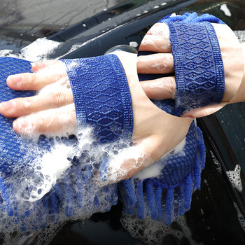 1PC Гъба за миене на автомобили Коралова гъба за почистване на автомобилни ръкавици Стилизираща почистваща гъба за грижа за автомобила Четки за детайли Консумативи за миене Инструмент