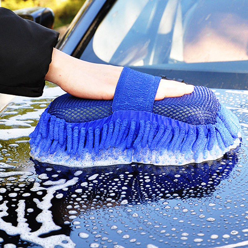 1 buc Burete de spălat mașină Coral Burete de curățare Mănuși pentru auto Styling Burete de curățare Îngrijire mașină Perii de detaliere Instrument de spălat