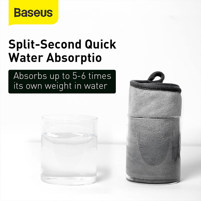 Prosop din microfibră Baseus pentru prosop din microfibră auto Detalierea mașinii Uscare pentru spălare Aprovizionare cu cârpă mare pentru lustruire auto lavetă de curățare