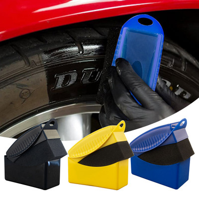 Car Wheel Polishing Waxing Sponge Brush Car Detailing Brush Car Tire Cleaning Brush Car Product Car Detail Clean Car Accessories