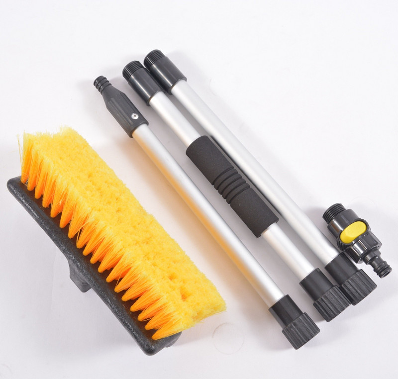 Nouă actualizare pentru mașină, automată, telescopică, tijă lungă, perie de apă cu pulverizare, pentru ștergerea geamurilor pentru parbriz, instrument de spălat