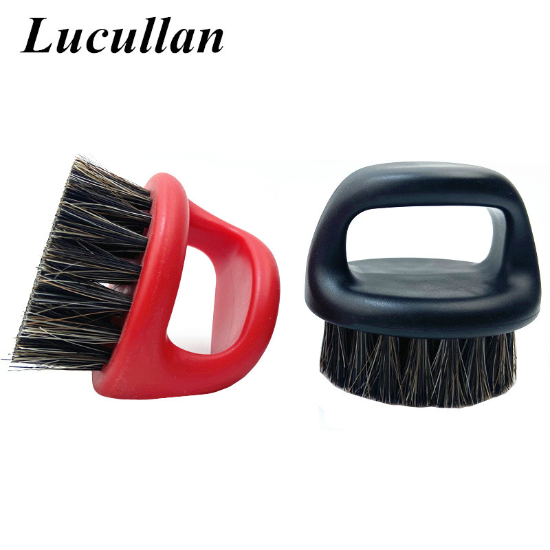 Lucullan Ergonomics Στρογγυλή βούρτσα δακτύλων Περιποίηση αυτοκινήτου Εργαλεία λεπτομερειών για εσωτερικό, δερμάτινο κάθισμα, οροφή, πίνακας, ταμπλό