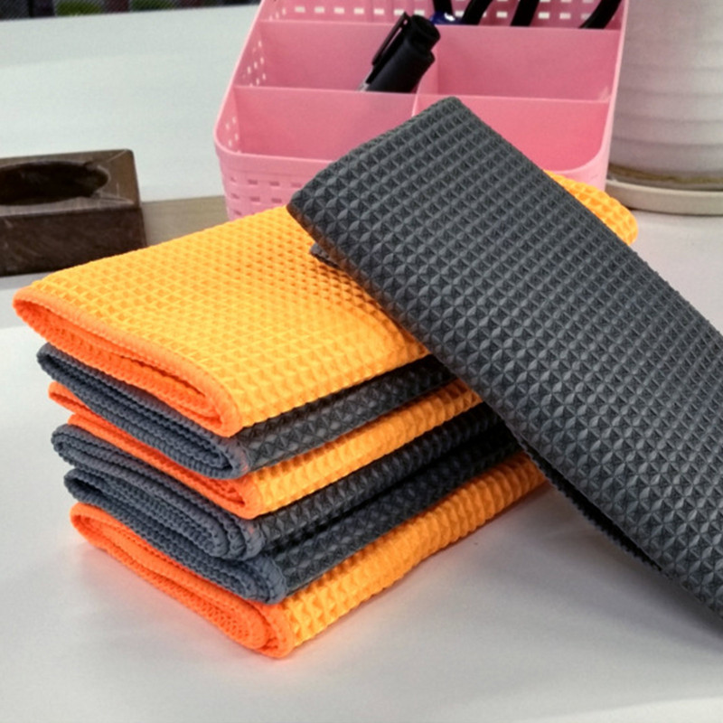 40X40cm auto rätik auto imav kärgstruktuuri mikrokiust autopesu rätik ruudukujuline rätik autohoolduspuhastuslapiga küürimislapp