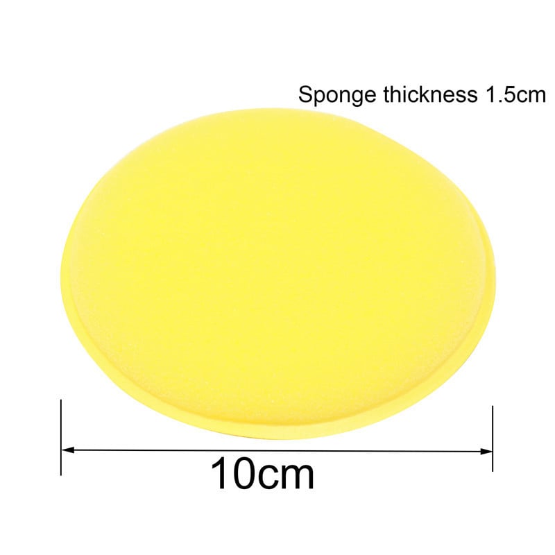 10 tk suure tihedusega autode vahatamispoleerimisvahust käsn, mis on üksikasjalikult määratletud aplikaatoripadjaga kõvenemise ja poleerimiskäsnaga autode vahatamise autotööriistad