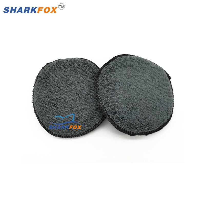 Automobilio vaško kempinė 5 colių minkšta mikropluošto aplikatoriaus padas Rankinis poliravimo kempinė be kišenės tepimui Pašalinti vašką Auto Care