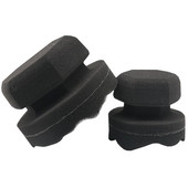 Auto Wave Shape Tire Wax Polishing Compound Sponge Гъба за почистване на гуми ARC Edge Sponge Идеална за инструмент за почистване на автомобили