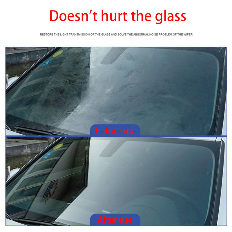 2 τμχ Βούρτσα μαλλί σφουγγαριού 90*55*45mm για καθαρή αφαίρεση μεμβράνης λαδιού παρμπρίζ (δεν βλάπτει το γυαλί)