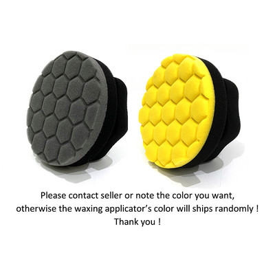 Детайли King Car Car Waxing Foam Applicator 4-инчов ръчен автомобилен керамичен апликатор за кола маска