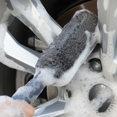 Autopesula Kaasaskantav mikrokiust rattarehvi veljehari Auto velgede pesupuhastus plastikust käepidemega autode pesupuhastusvahendid