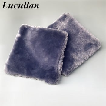 Lucullan 25*25CM квадратни инструменти за пране Супер мека подложка за пране от синтетична вълна може да се използва за сухо и мокро почистване