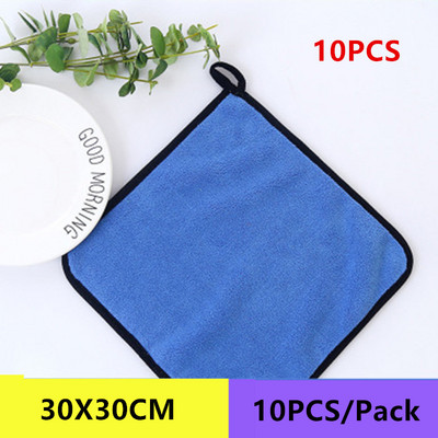 10 bucăți 600 GSM 30X60 CM prosop din microfibră pentru mașină, cârpă pentru spălat auto, curățare automată a vopselei, prosop, cârpe, instrumente de spălat auto