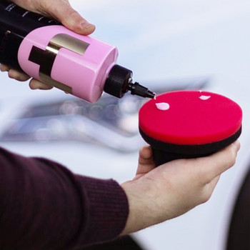 Детайли King Car Car Waxing Foam Applicator 4-инчов ръчен автомобилен керамичен апликатор за кола маска
