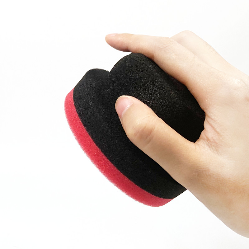 Детайли King Car Car Waxing Foam Applicator 4-инчов ръчен автомобилен керамичен апликатор за кола маска