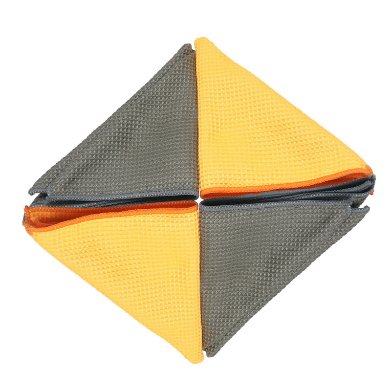 1 buc Prosop de spălat auto Curăţarea sticlei Uscarea cu apă Uscarea geamurilor din microfibră Ştergerea curăţată Detalierea automată a ţesăturii de vafe Prosop 40*40cm