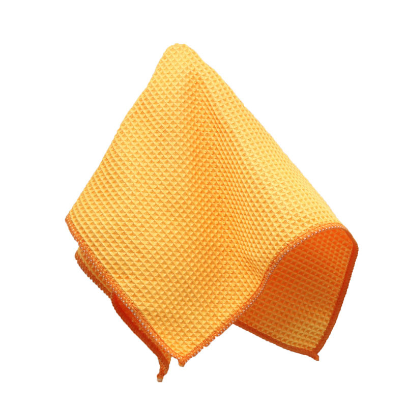 1 buc Prosop de spălat auto Curăţarea sticlei Uscarea cu apă Uscarea geamurilor din microfibră Ştergerea curăţată Detalierea automată a ţesăturii de vafe Prosop 40*40cm