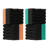 Uuniversal Tire Shine Applicator Αποτρίχωση με κερί σφουγγαράκι ελαστικών Μετρητής καουτσούκ Σφουγγάρι στίλβωσης Εργαλεία καθαρισμού αυτοκινήτου Αξεσουάρ αυτόματης στίλβωσης