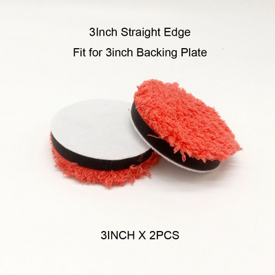 CDWTS 3/4/5/6/7 inch roată autoadezivă de lustruit din microfibră pentru polizor auto DA/RO/GA