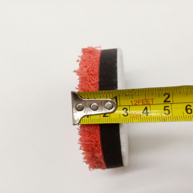 CDWTS 3/4/5/6/7 inch roată autoadezivă de lustruit din microfibră pentru polizor auto DA/RO/GA