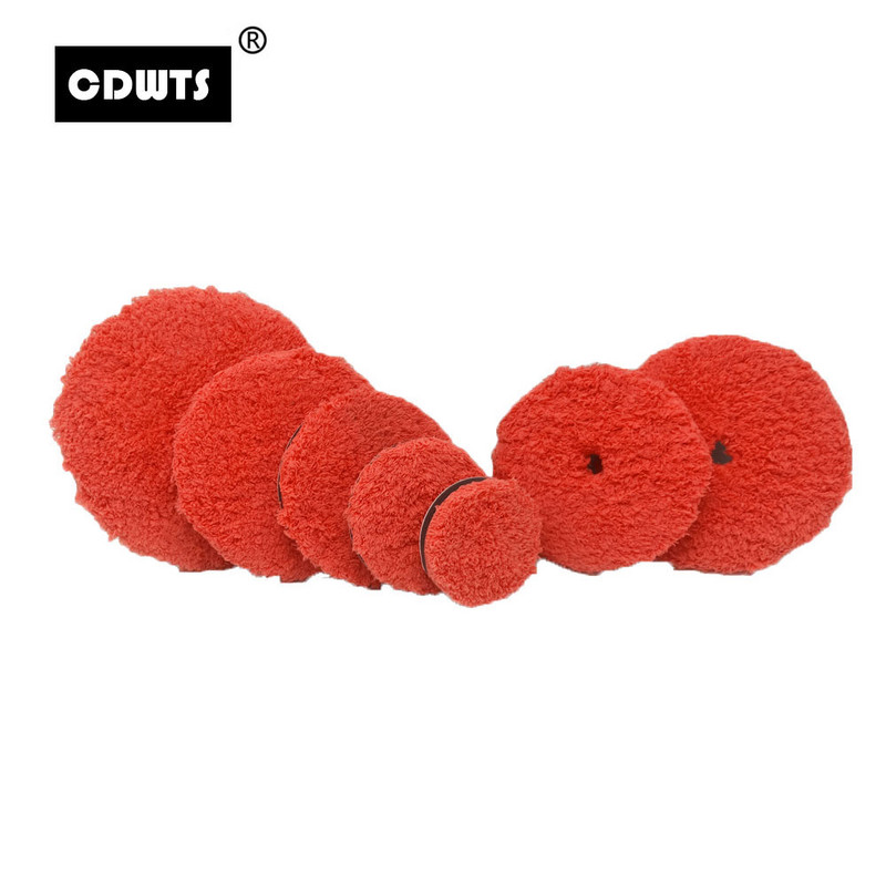 CDWTS 3/4/5/6/7 inch roată autoadezivă de lustruit din microfibră pentru polizor auto DA/RO/GA