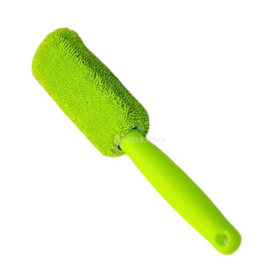 Πλύσιμο αυτοκινήτου Φορητό βούρτσα τροχού τροχού από μικροΐνες Καθαρισμός πλυσίματος τροχών αυτοκινήτου για αυτοκίνητο με πλαστική λαβή Εργαλεία καθαρισμού αυτοκινήτου