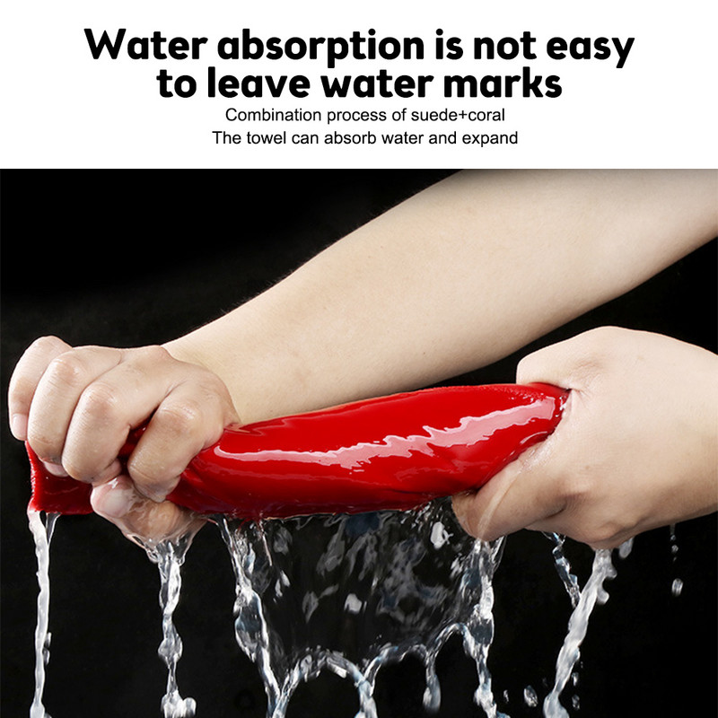 Višenamjenske krpe za čišćenje automobila Super upijajući ručnik za sušenje automobila Suede Coral Velvet Dvostrani ručnik za sušenje automobila od mikrovlakana