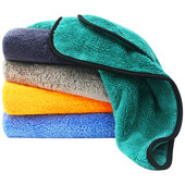 1 bucăți prosop de mașină din catifea coral, lavețe de curățare din microfibră, mai moale, foarte absorbant, pentru interiorul mașinii