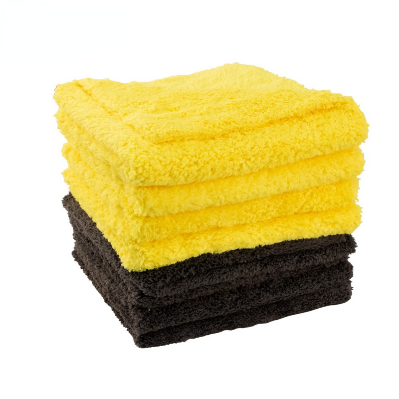 500GSM autopesurätik Kvaliteetne ilma ebemeta Paks veeimavus Ultraheli Eager Coral Fleece autopesulapi hooldus 40x40cm